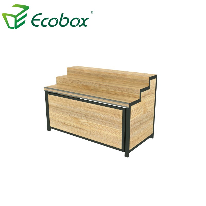 Ecobox GMG-001 Estante de madera para alimentos a granel de supermercado 